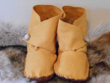Viking Style Leather Shoe, Moccasins,