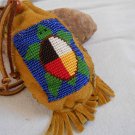 Custom Made to Order Hand Beaded Medicine Bag,