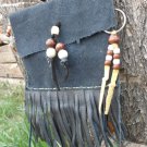 Handsewn, Handstitched Leather Belt Bag, Cell Phone Bag,