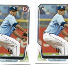 (2) 2014 BOWMAN #217 ENNY ROMERO  ROOKIES "FREE SHIPPING"