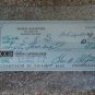 Enos Slaughter signed autographed bank check