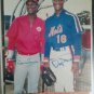 Eric Davis Darryl Strawberry signed autographed 8x10