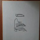 Sadaharu Oh signed autographed Japanese shikishi. Full JSA letter