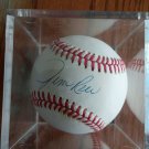 Jim Rice HOF signed autographed OAL Brown baseball