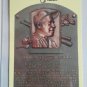 Yogi Berra signed autographed Gold HOF plaque postcard