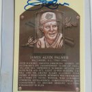Jim Palmer signed autographed Gold HOF plaque postcard