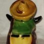 VINTAGE Mexican Senor Figurine Large Moustache Arms Folded Siesta
