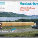Saskatchewan Official Road Map 1988