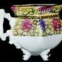 ANTIQUE Ornate Middle Eastern Red Purple Yellow Creamer
