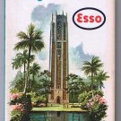 Florida Georgia Alabama Esso Road Map 1963 Singing Tower