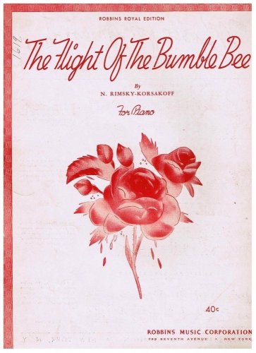 The Flight Of The Bumble Bee Sheet Music Rimsky-Korsakoff