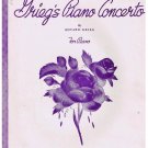 Grieg's Piano Concerto Sheet Music Edvard Grieg