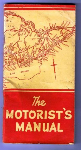 The Motorist's Manual Ontario 1958