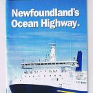 Newfoundland Ocean Highway North Sydney Port Aux Basques Argentia Ferry 1999