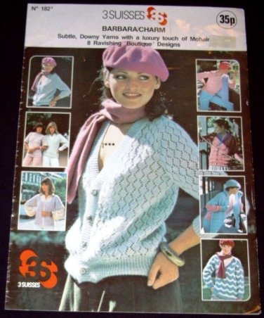Knitting 3 Suisses Barbara/Charm (Ladies Sweaters - in English)