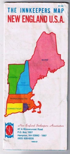 New England Innkeepers  Map 1986