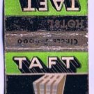 LION New York City Matchbook Cover The Taft Hotel Radio City