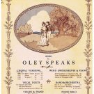Sylvia Sheet Music Oley Speaks