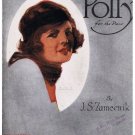 Polly for the Piano Sheet Music J S Zameenik