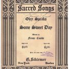 Some Sweet Day Sheet Music Fanny Crosby