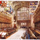 Windsor United Kingdom Postcard Choir St Georges Chapel