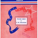 American Patrol March Sheet Music F W Meacham