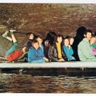 Castleton Derbyshire England Postcard Speedwell Cavern Foot Pushing