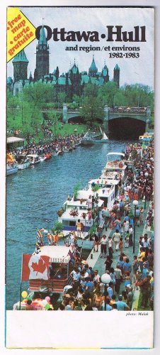 Ontario Ottawa Hull & Region Map 1982-83