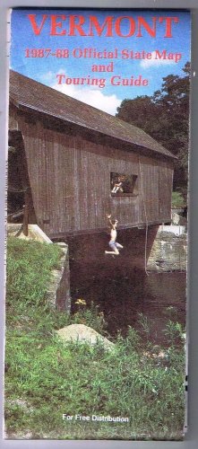 Vermont Official State Road Map & Touring Guide 1987-88