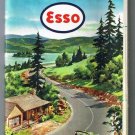 Central & Western United States Esso Road Map 1955