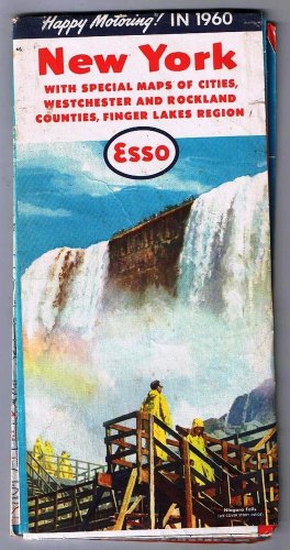 New York Esso Road Map 1960