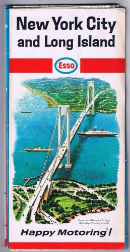 New York City & Long Island Esso Road Map 1967
