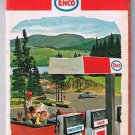 Oklahoma Kansas Enco Road Map 1966