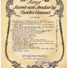 Song Of Ruth Entreat Me Not To Leave Thee Sheet Music Charles Gounod