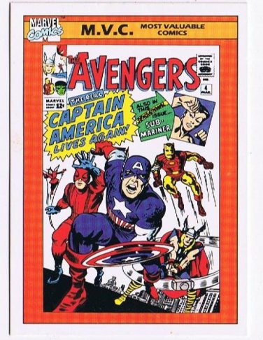 1990 Marvel Comics Picture Card #136 Avengers #4