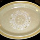 Royal Doulton Sunny Day Oval Serving Platter 13" Yellow Band