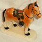 Hand Painted Horse Pony Figurine Made in  Japan Saddle