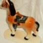 Hand Painted Horse Pony Figurine Made in  Japan Saddle
