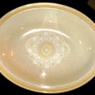 Royal Doulton Sunny Day Oval Vegetable Serving Bowl Dish 13" Yellow Band