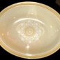 Royal Doulton Sunny Day Oval Vegetable Serving Bowl Dish 13" Yellow Band