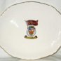 Creemore Canada Oval Platter Bruce County Crest Embossed Edge