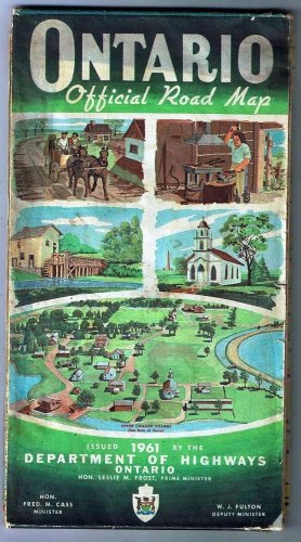 Northern Ontario Official Road Map 1971