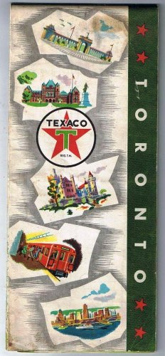 Toronto Texaco Road Map 1959