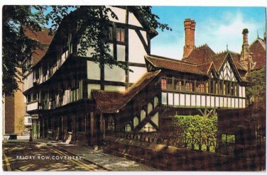 Coventry United Kingdom Postcard Priory Row