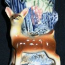 Hand Decorated Deer Blue Tree Japan Planter