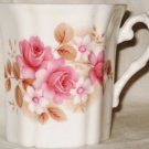 Royal Grafton Coffee Mug Pink Roses Fluted Bone China England