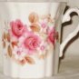 Royal Grafton Coffee Mug Pink Roses Fluted Bone China England