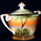 VINTAGE Noritake Handpainted Sugar Bowl Red Mark