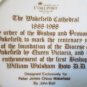 Coalport Wakefield Cathedral 100 Anniversary Pin Dish Tray