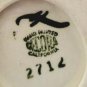 Two Decora California Ash Trays Butts Cartoon Man Top Hat 2712 Hand Painted